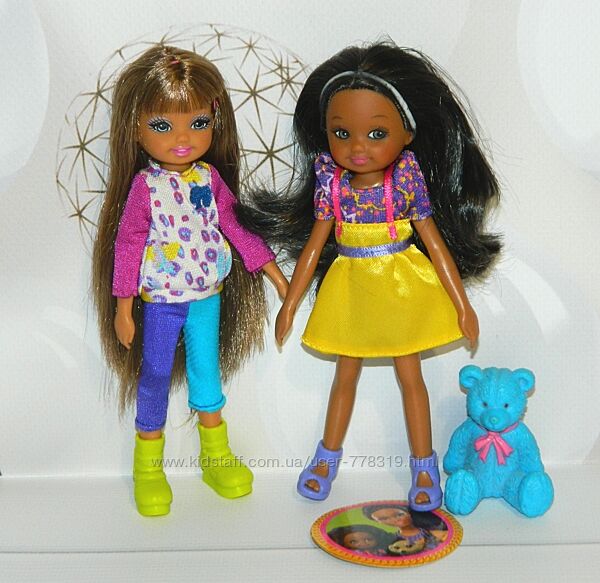 Куклы барби Киана Джанесса сестрички из серии Barbie So In Style S. I. S