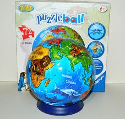 3D Пазл Ravensburger Puzzleball Земной Шар 72 элемента 
