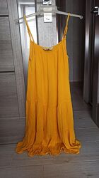Плаття сарафан на бретелях жовте F & F 