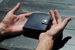 Шкіряний гаманець. Іменний гаманець. Шкіряний портмоне з гравіруванням.