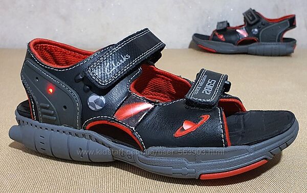 Шкіряні сандалі Clarks Orbiter Go 31р/20,5см