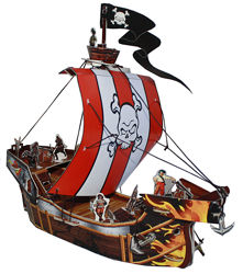 Конструктор 3Д корабль от 3 лет игровой набор 