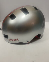 Дитячий велосипедний шолом Uvex Kid 3  Race Silver производства Германия