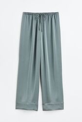 Сатінові піжамні штани жіночі h&m