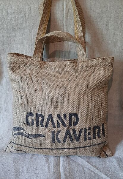 Сумка шопер торба екосумка авоська натуральна з мішковини бежева  екологічн