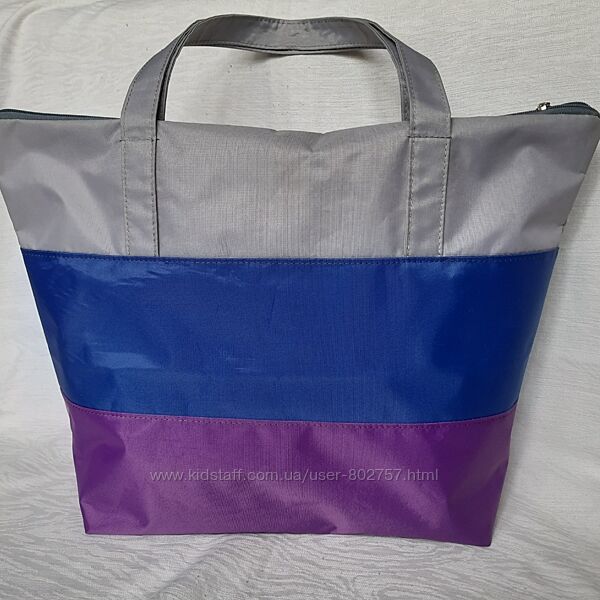 Сумка універсальна пляжна господарська яскрава літня на змійці на плече