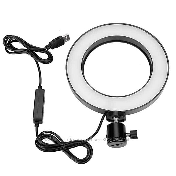 Кольцевая светодиодная Led Лампа 16 см  / кольцевой свет, селфи лампа / селфи кольцо EL 1140
