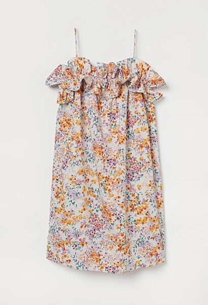 H&M квітчаста сукня розмір М, льон і бавовна