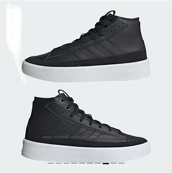Шкіряні кросівки, хайтопи adidas znsored hi prem leather us 11,5 - 46 -29,5