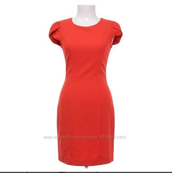 H&m яскраво-червона приталена сукня м 48