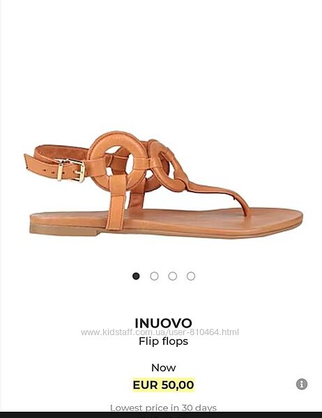 Шкіряні босоніжки flip flop від inuovo 39-40p