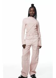 Штани карго з бавовни від Wide Leg h&m л-хл us14
