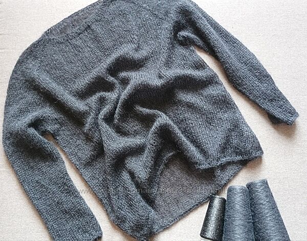 Свитер-паутинка из кидмохера