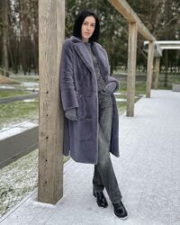 Шуба з екохутра Samange