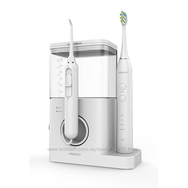 Іригатор стаціонарний Ardesto OI-R600WTB  електрична зубна щітка, білий