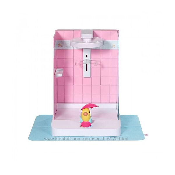 Автоматична душова кабіна для ляльки Baby Born - Купаємося з качечкою 