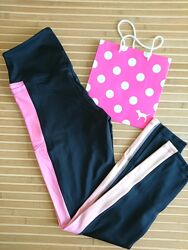 Лосины Ultimate V High Waist 7/8 Legging With Mesh PINK Victoria´s Sec