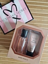 BARE VANILLA тревел набір спрей та лосьон 75 мл Victorias Secret оригінал