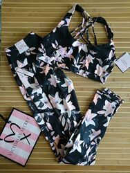 Комплект для спорту топ и лосіни оригінал Victorias Secret