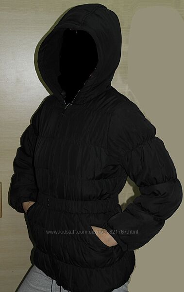George Англия удлиненная курточка пальто теплое черное