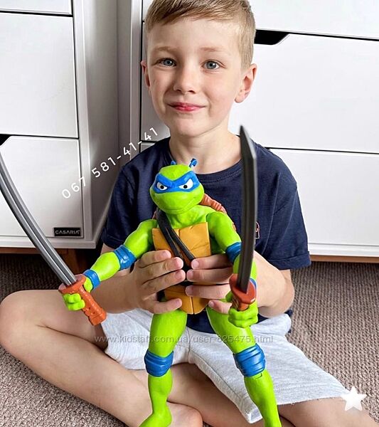 Леонардо гігант, 31 см, Черепашки ніндзя tmnt