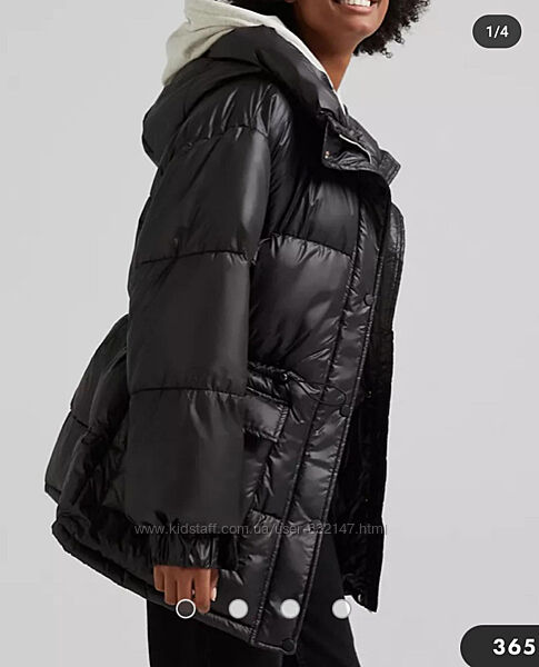 Куртка пуховик свободного крою в стилі Zara 