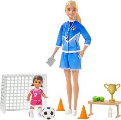 Кукла Барби тренер по футболу - Barbie Soccer Coach Playset with B