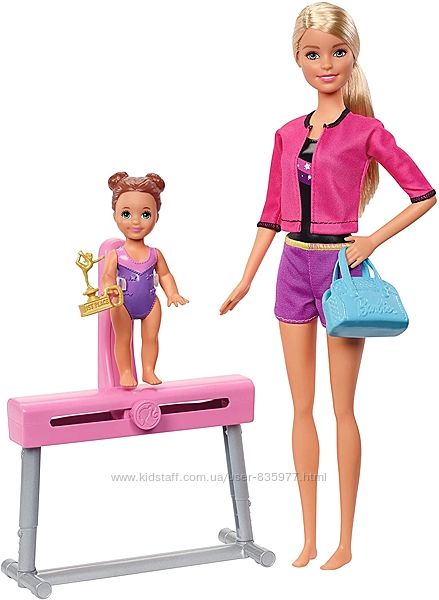 Кукла Барби тренер учитель по гимнастике Barbie Gymnastics Coach Dolls
