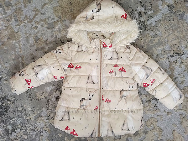 Тепла зимова куртка Некст,  2-3 роки, Next, зимняя 