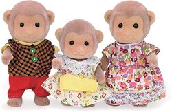 Sylvanian families семья обезьянок Mango Monkey Family Doll Силвиан  Фемели