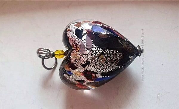 Кулон дизайнерский из муранского стекла