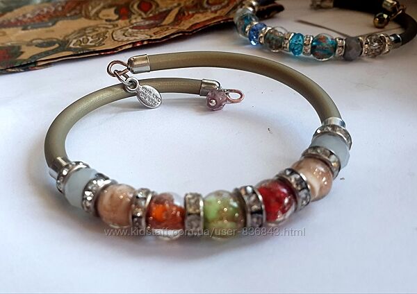 Браслет с муранским стеклом