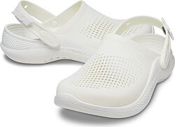Білі белые кроксы клог Крокс Crocs Unisex-Adult LiteRide 360 Clogs m7/w9