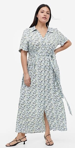 H&M сукня сорочка халат  квітковий принт р. Л