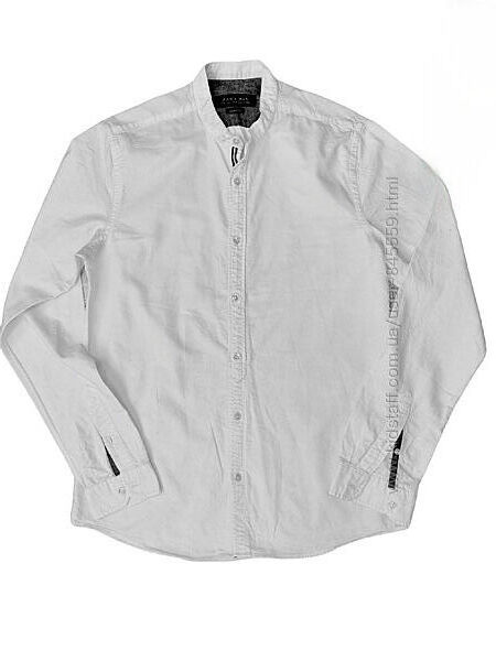 Белая рубашка ф-мы Zara р. подросток,164,170, s, лен