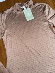Продам гольф H&M бежевый со стразами, р. S.
