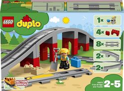 Конструктор LEGO Duplo 10872 Мост и железнодорожные пути