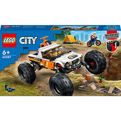 Конструктор LEGO City 60387 Приключения на внедорожнике 4х4