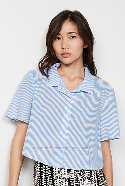 Сорочка укорочена H&M рубашка розмір М
