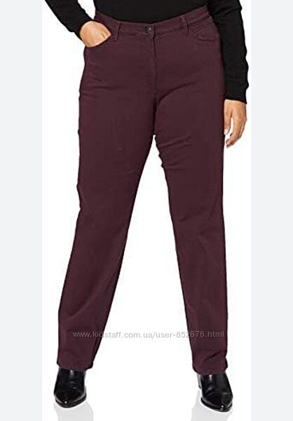 Нові джинси essence UK26 5XL 60р. , бордові, завужені, бавовна, нюанс