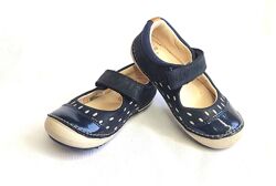Туфли детские кожаные синие Clarks Размер 21, EU22M, UK6F