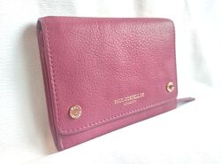 Кошелек кожаный розовый Paul Costelloe