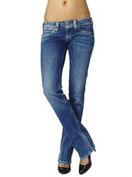 Новые джинсы прямые ярко-синие W30-31 L30 &acutePepe Jeans London&acute &acuteBanji&acute
