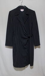 Сюртук длинный пиджак на запАх дизайнерский шерсть &acuteByblos&acute 46р