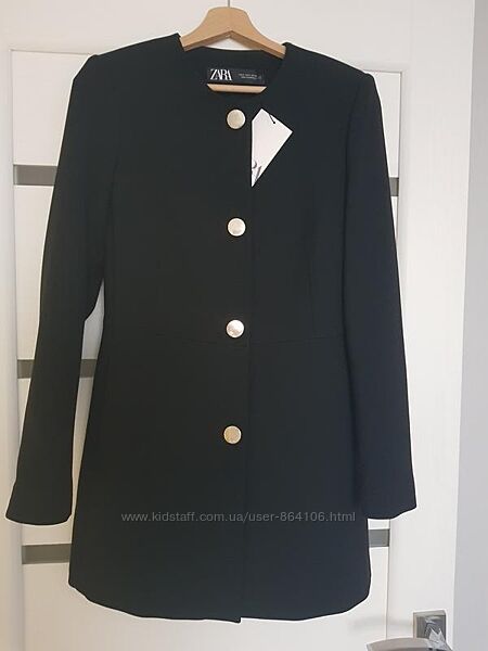 Удлиненный пиджак-пальто zara