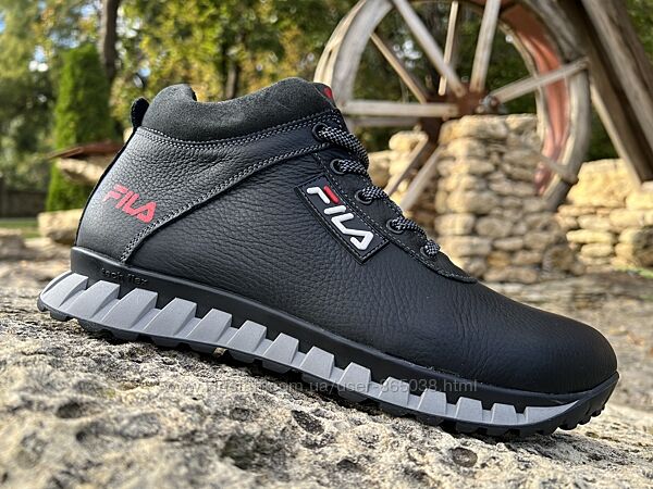 Кроссовки кожаные зимние на меху Fila Tech Motion 