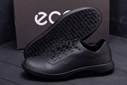 Кожаные кроссовки ECCO Lite Black