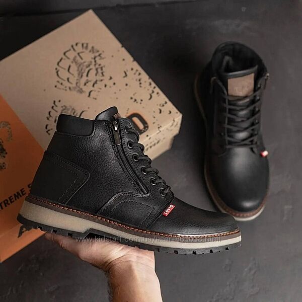 Кожаные зимние ботинки на меху Levis Torsten Boots