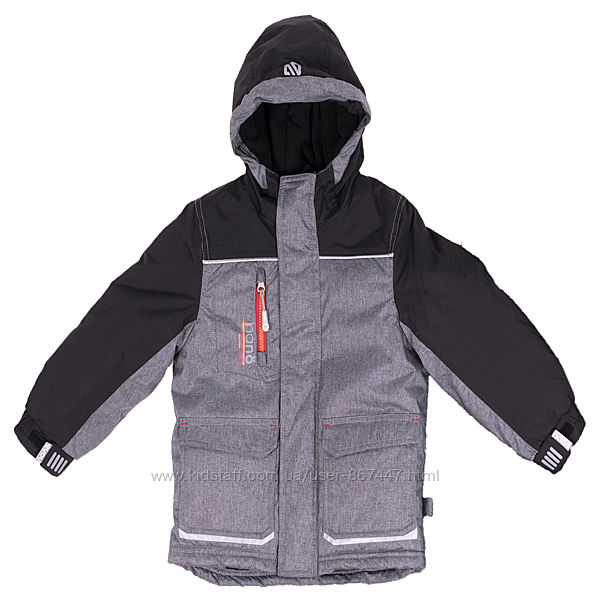 Теплая детская зимняя куртка для мальчика бренд НАНО NANO Канада р. 92-146