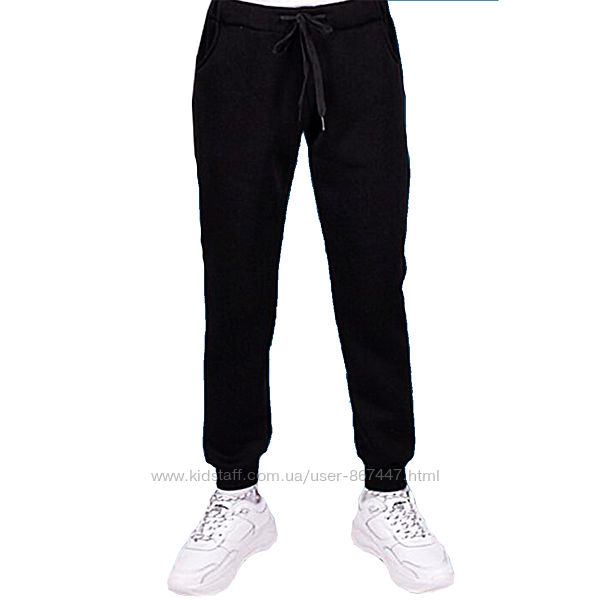 Трикотажные спортивные брюки для мальчика  девочки. Размеры на рост 104-170